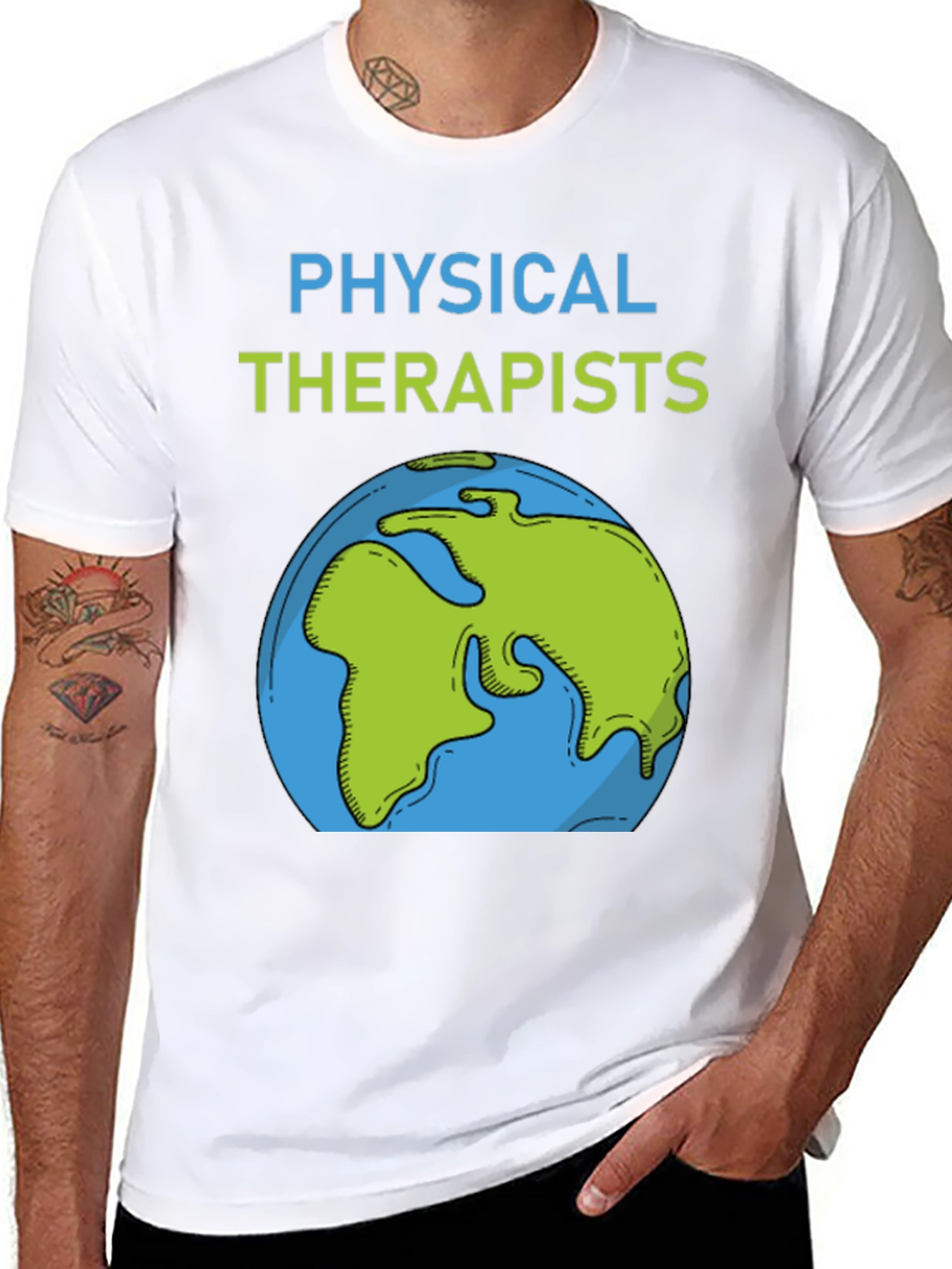 Physical Therapists Earth T-Shirt