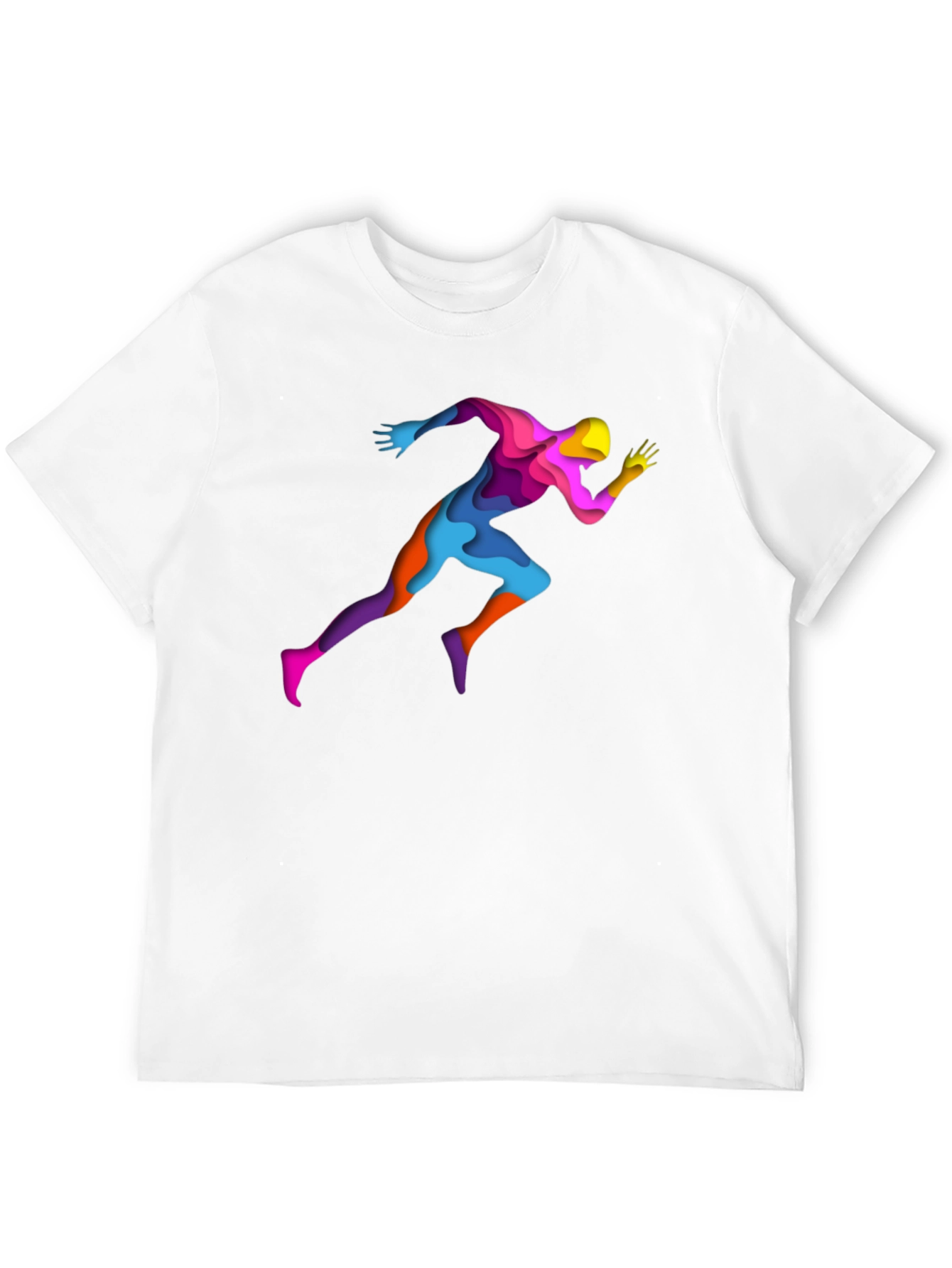 Runner Graphic Tee - Stylish Black T-Shirt