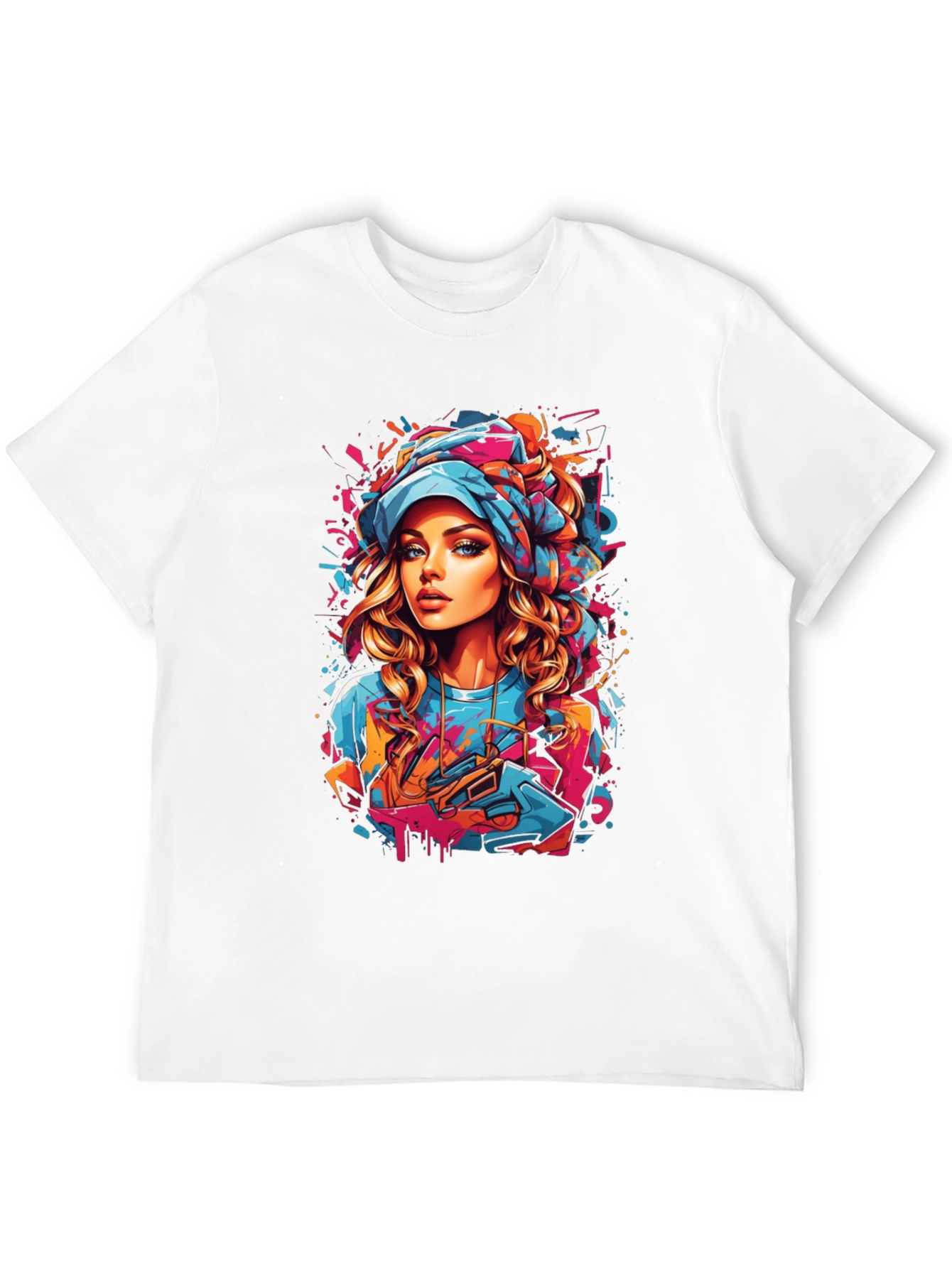 Graphic Tee: Woman with Head Scarf