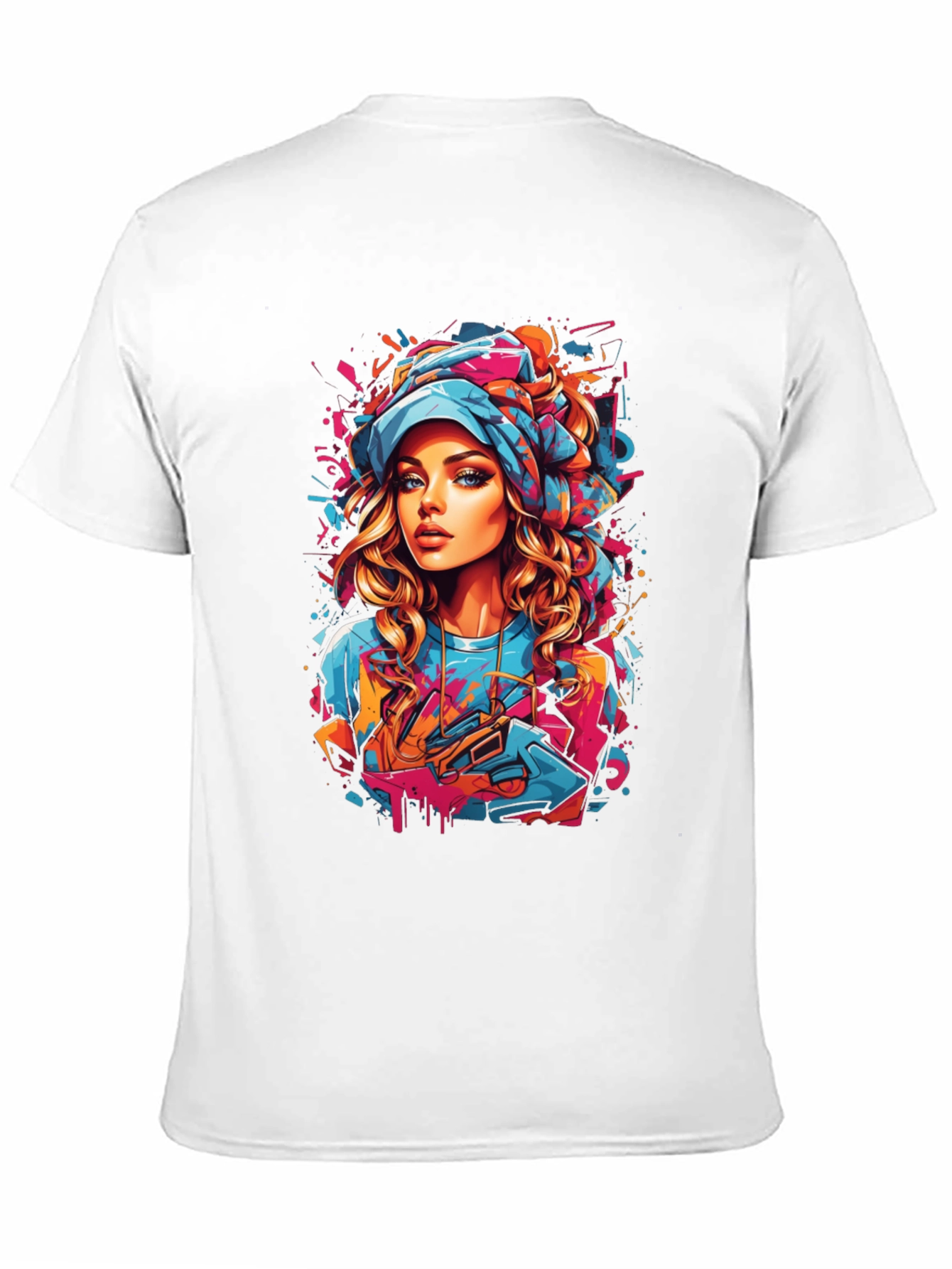 Graphic Tee: Woman with Head Scarf