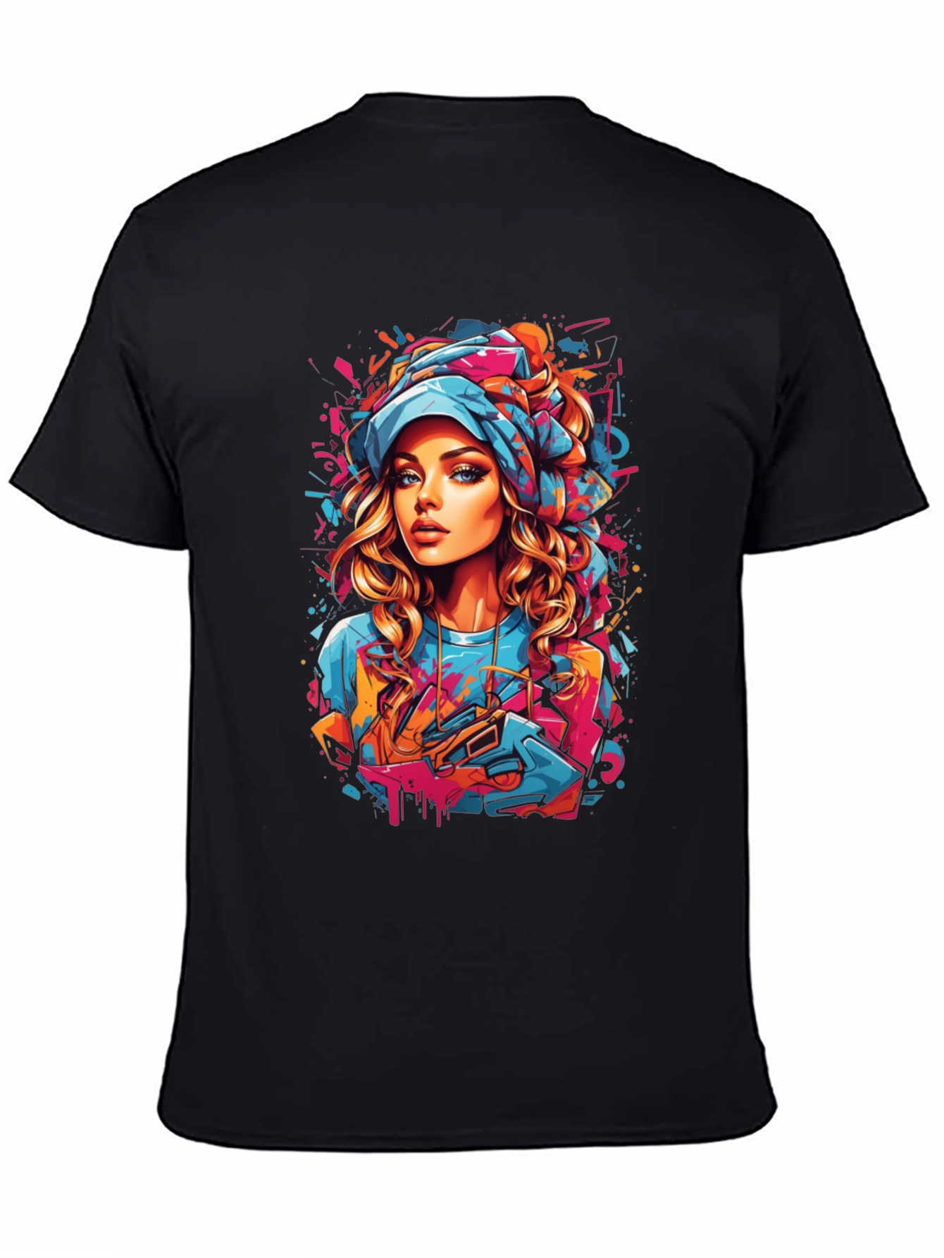 Graphic Tee: Woman with Head Scarf