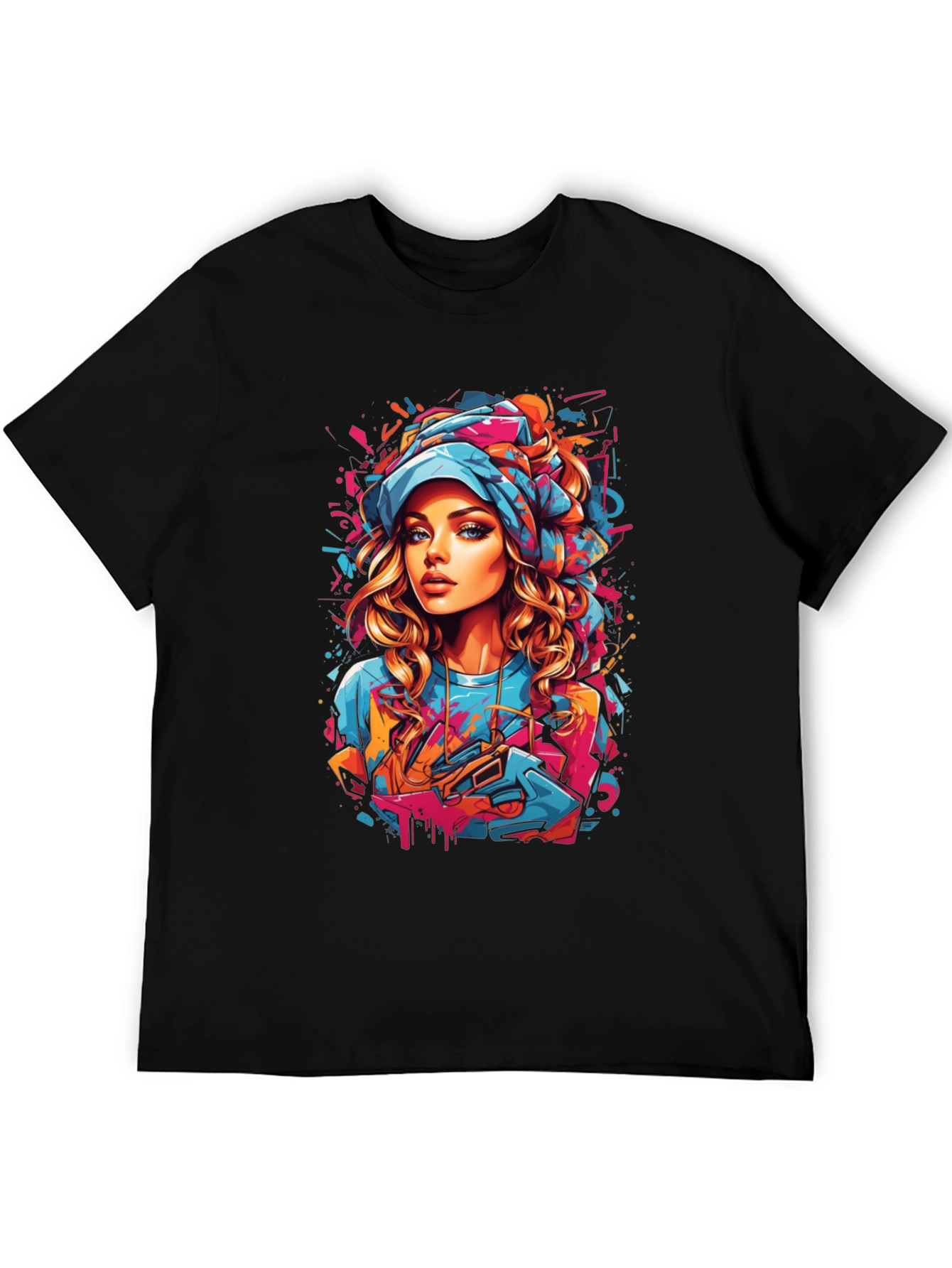 Graphic Tee: Woman with Head Scarf