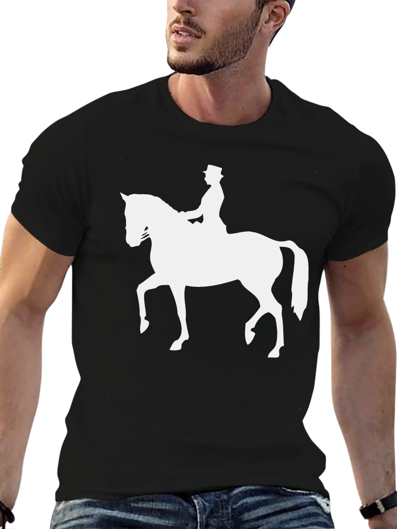 Equestrian Rider Graphic T-Shirt