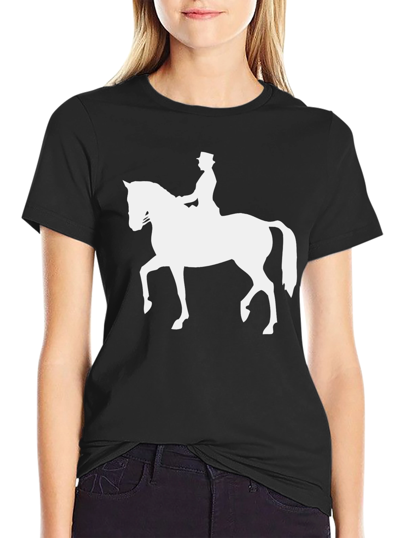 Equestrian Rider Graphic T-Shirt