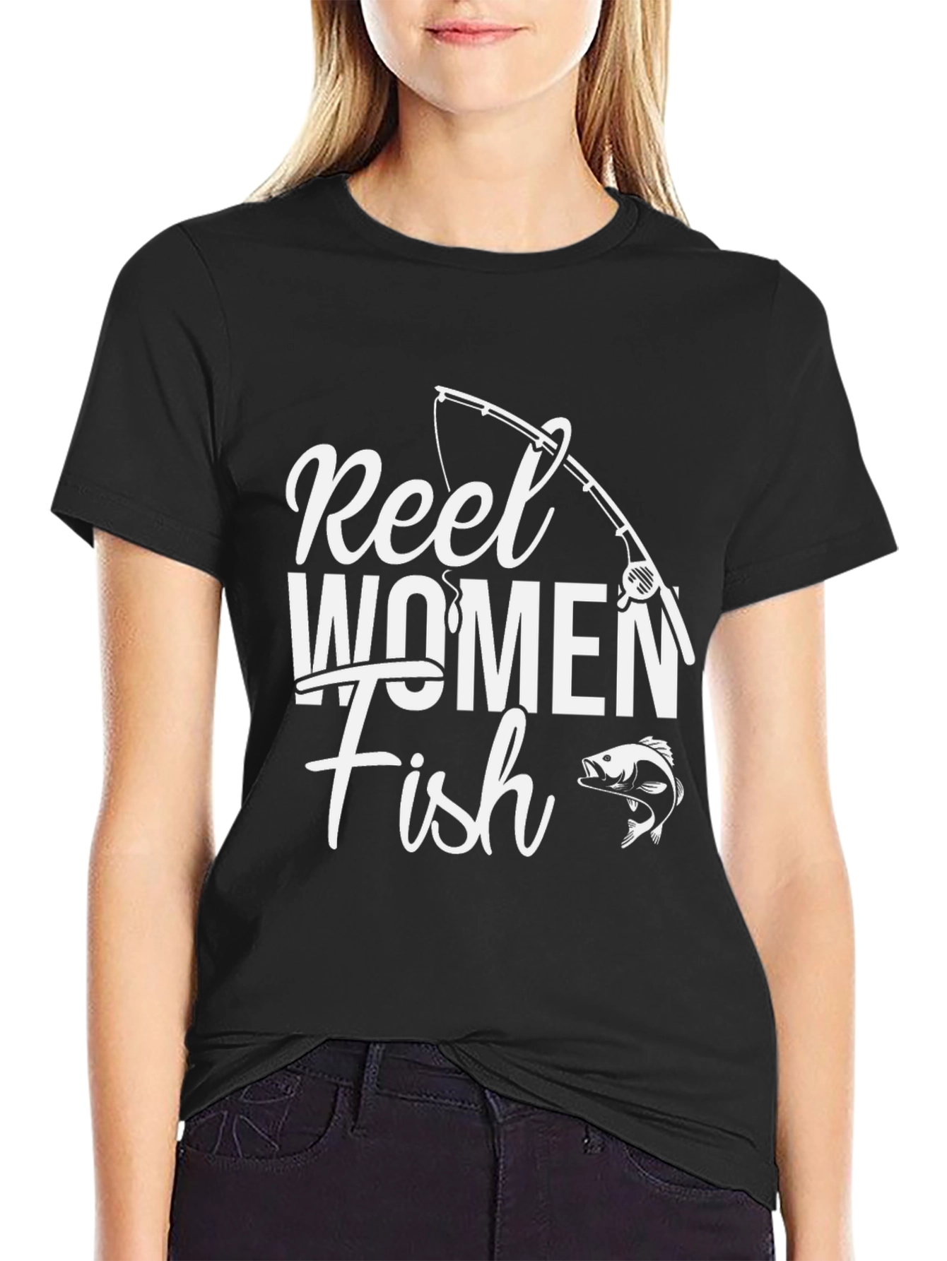 Reel Women Fish Graphic T-Shirt