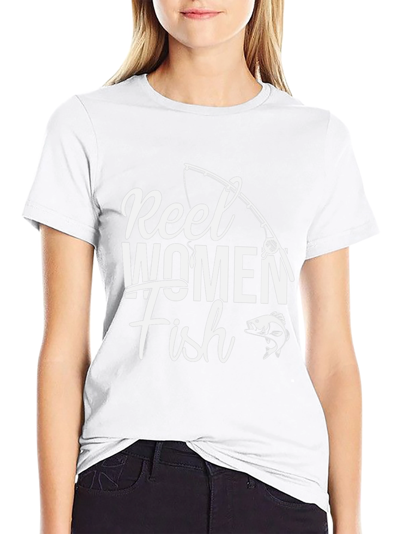 Reel Women Fish Graphic T-Shirt