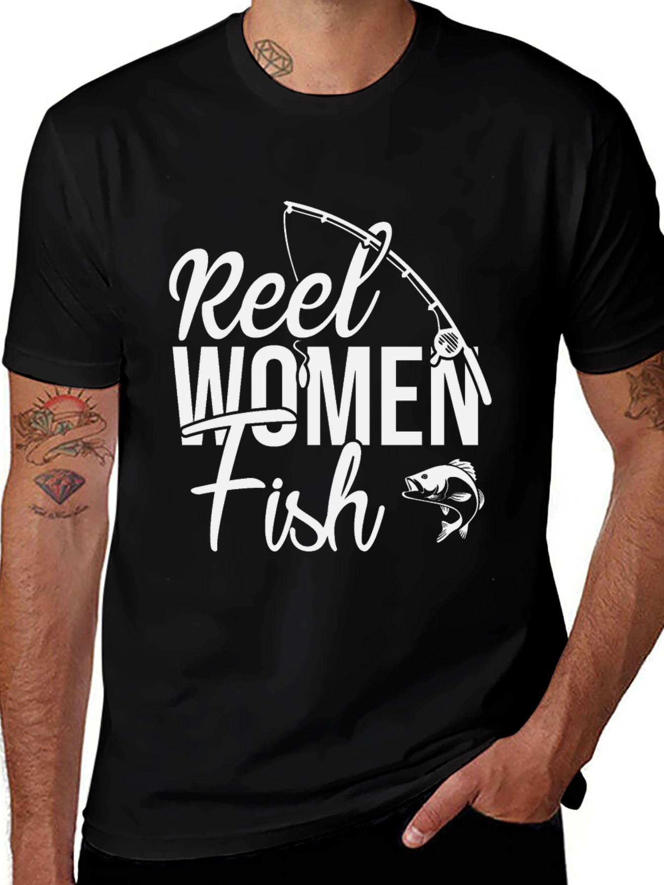 Reel Women Fish Graphic T-Shirt