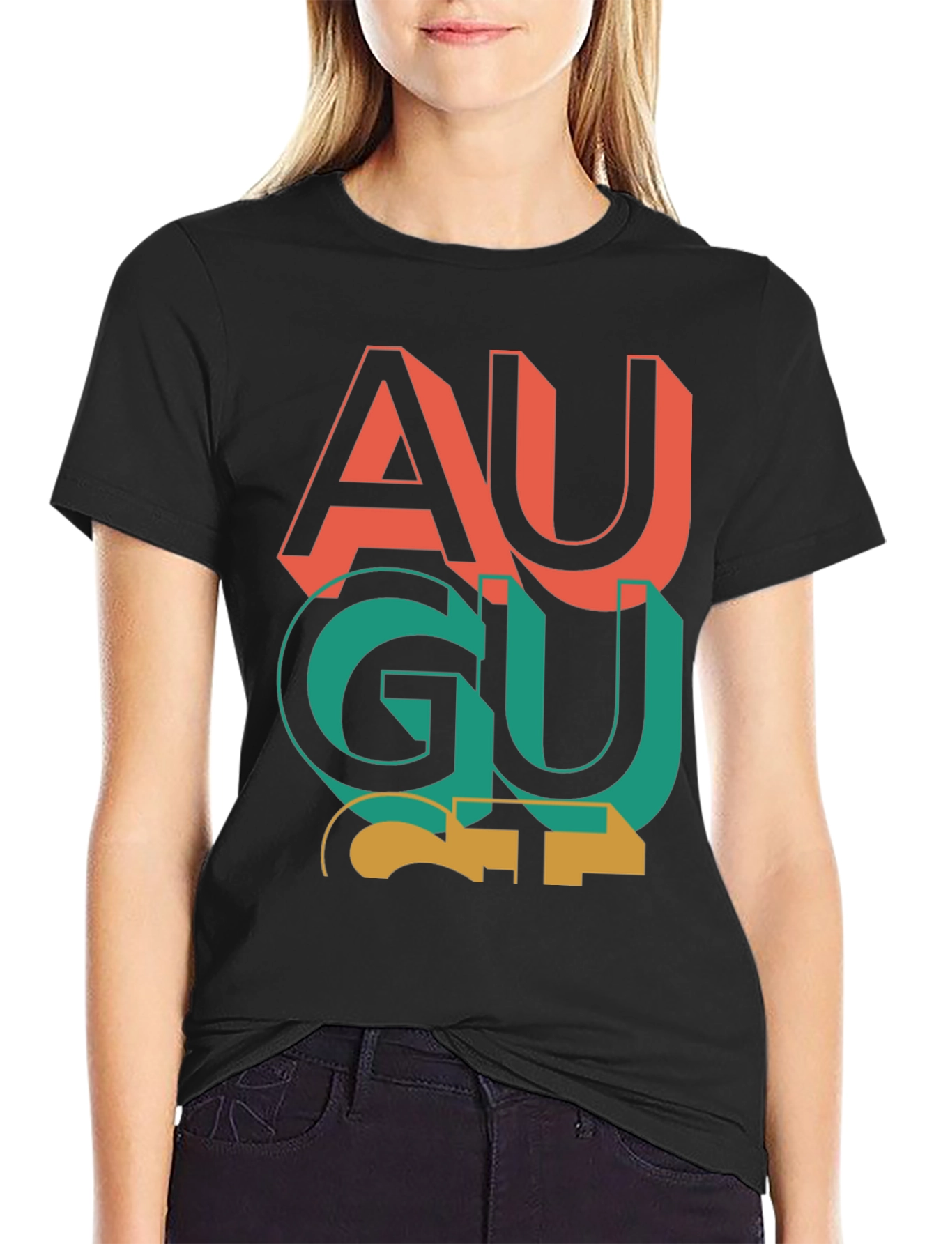 August Graphic Tee - Stylish Mens T-Shirt