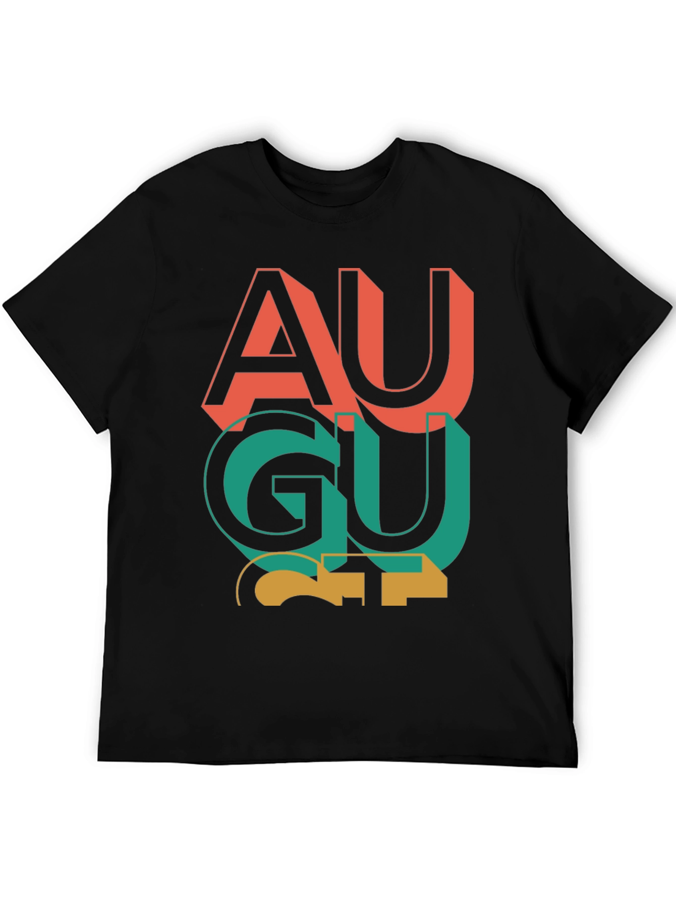 August Graphic Tee - Stylish Mens T-Shirt