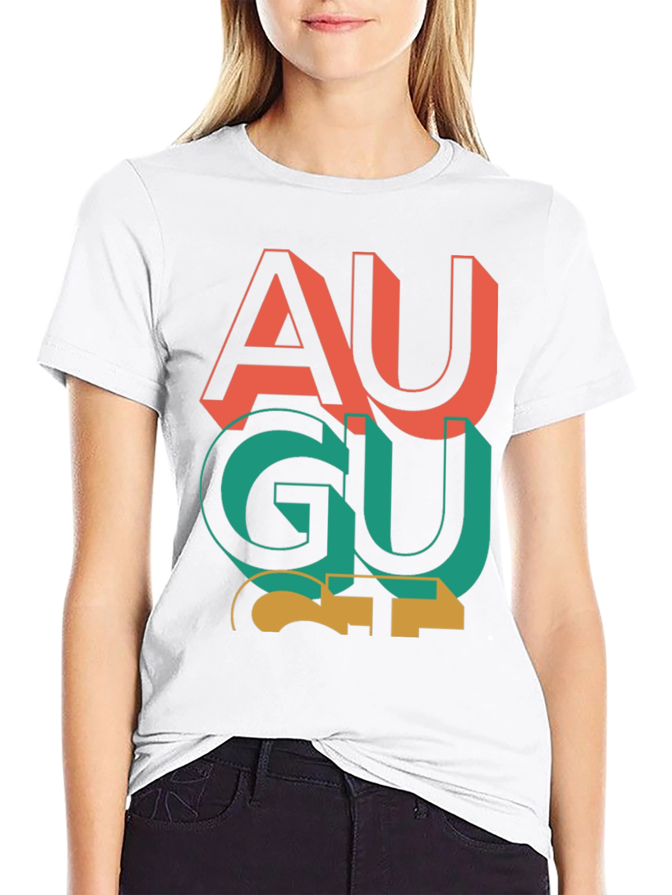 August Graphic Tee - Stylish Mens T-Shirt