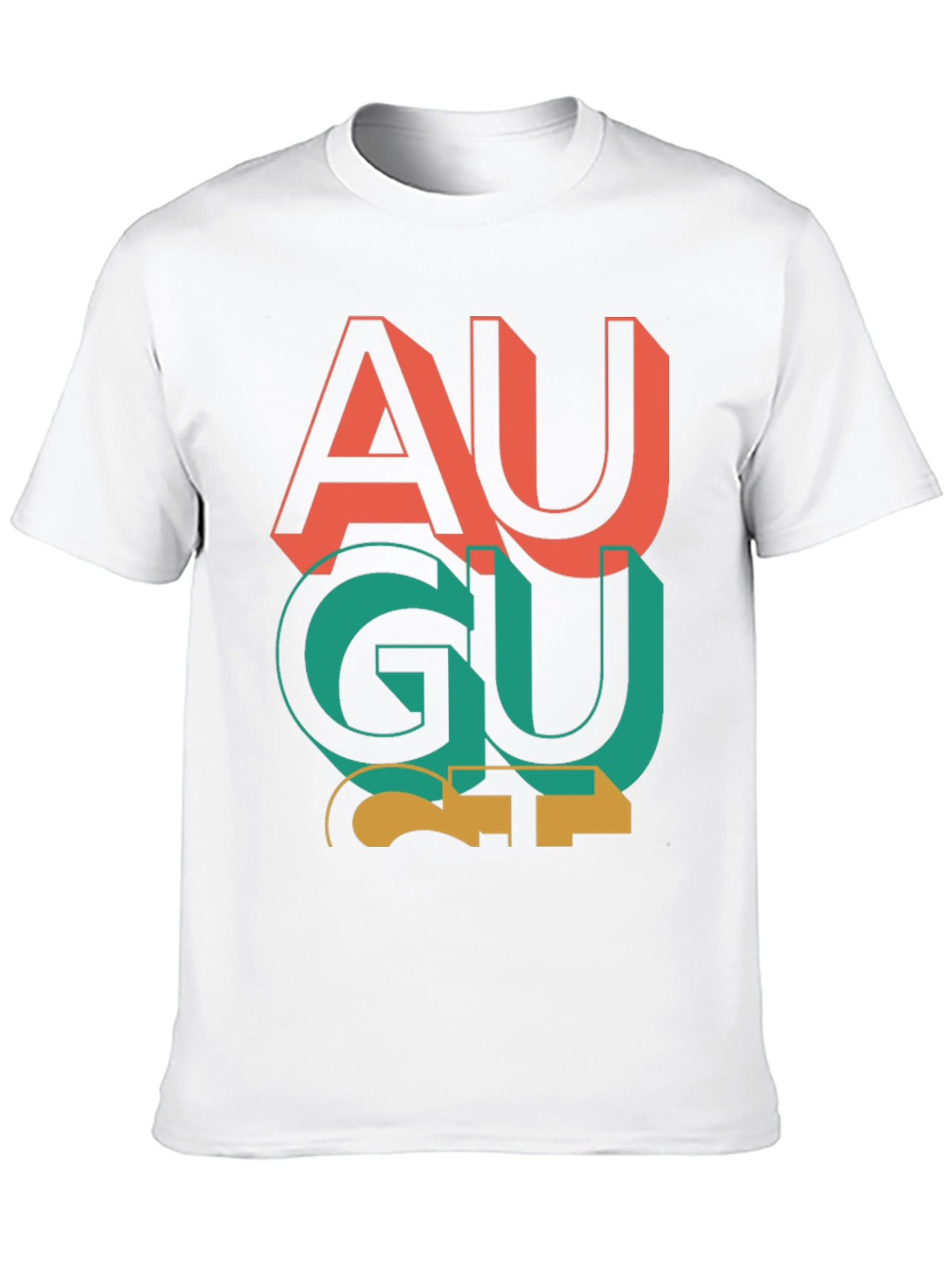 August Graphic Tee - Stylish Mens T-Shirt