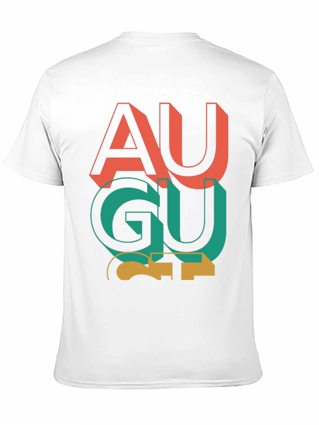 August Graphic Tee - Stylish Mens T-Shirt