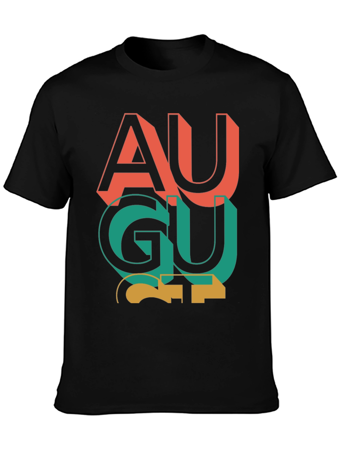 August Graphic Tee - Stylish Mens T-Shirt