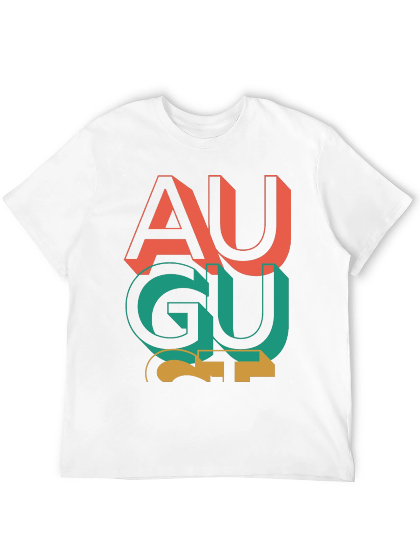 August Graphic Tee - Stylish Mens T-Shirt