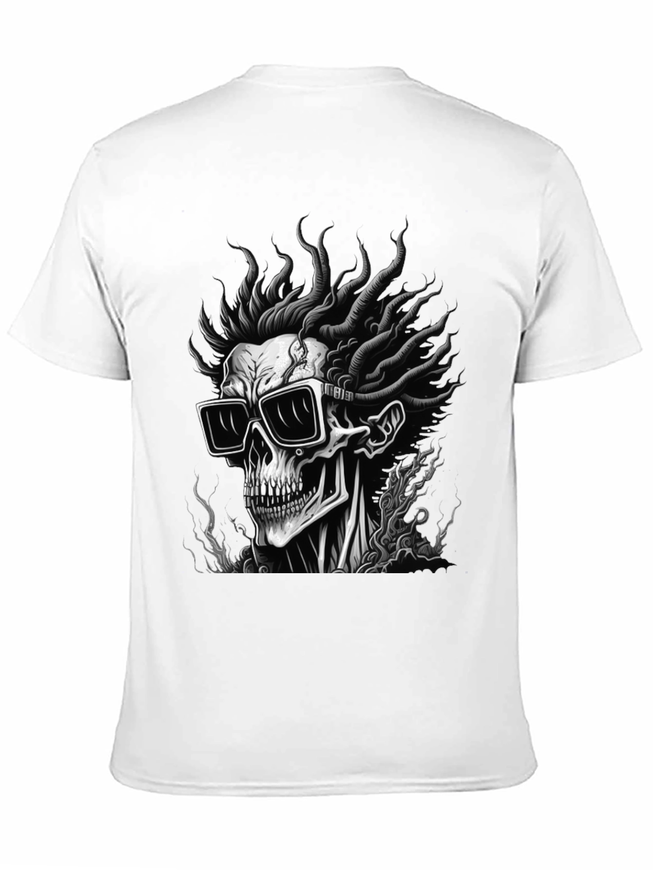 Skull & Shades Graphic Black T-Shirt