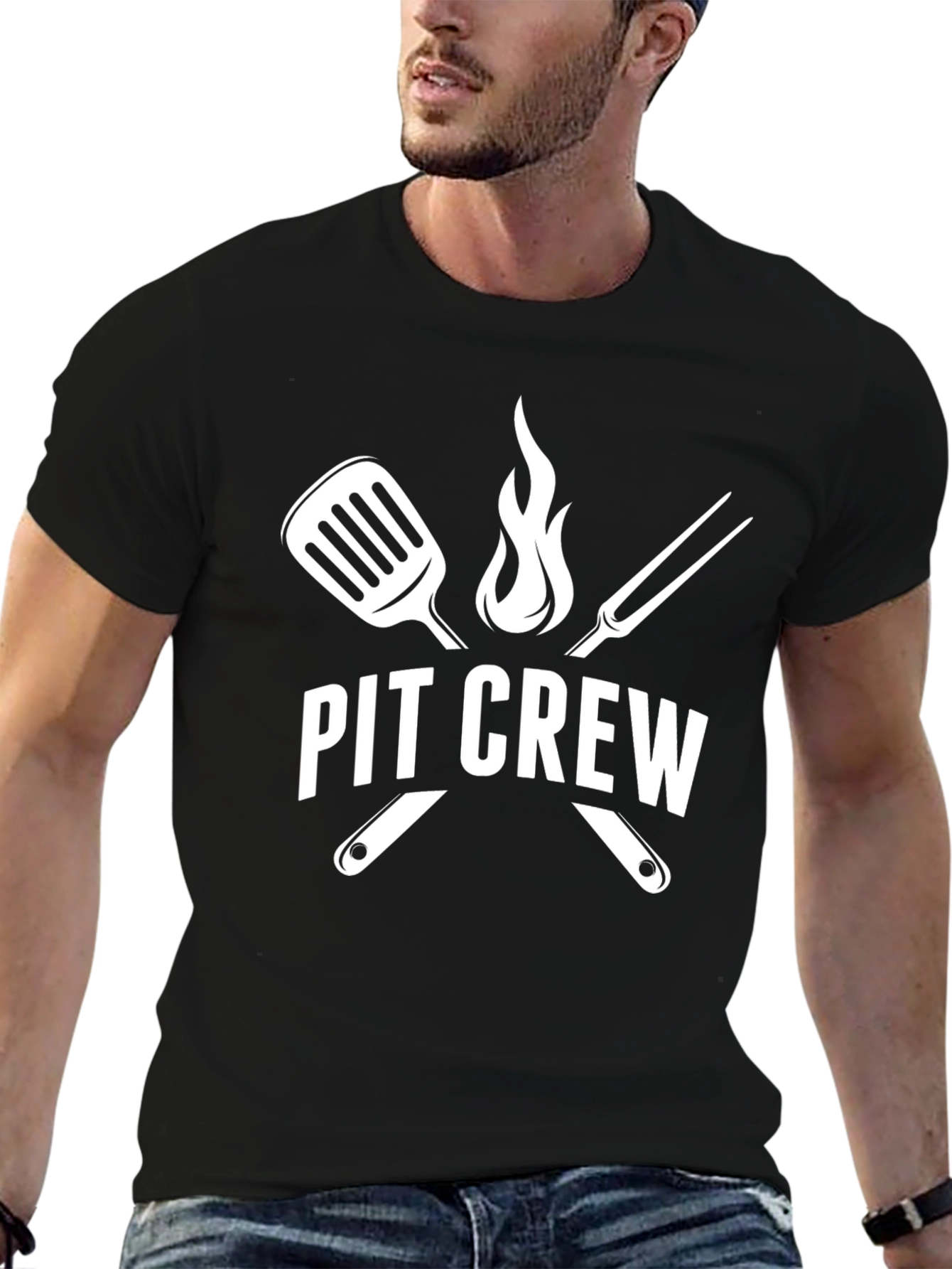 Pit Crew BBQ T-Shirt Grill Master Tee