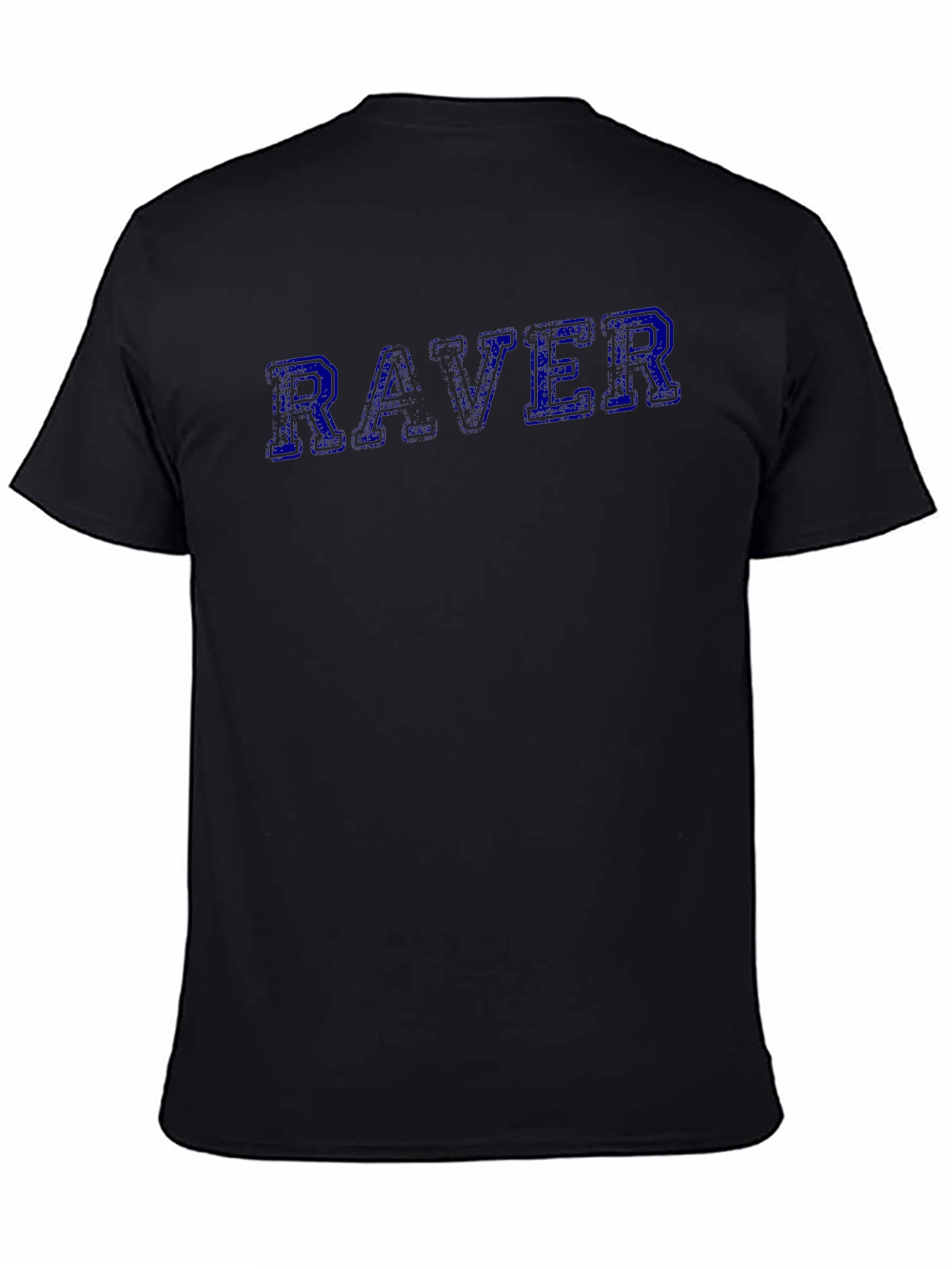 Raver Graphic Print T-Shirt - Black