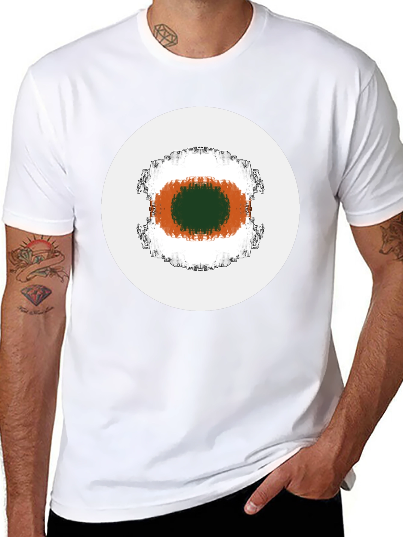 Graphic Tee: Abstract Eye Design