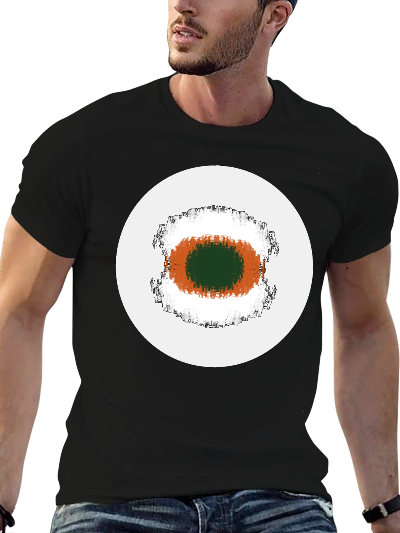 Graphic Tee: Abstract Eye Design