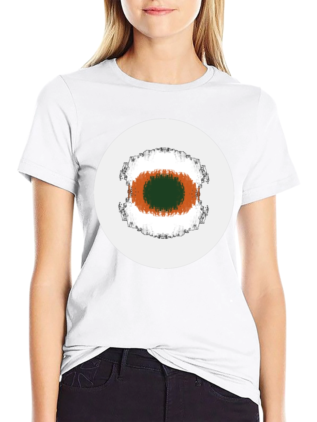 Graphic Tee: Abstract Eye Design