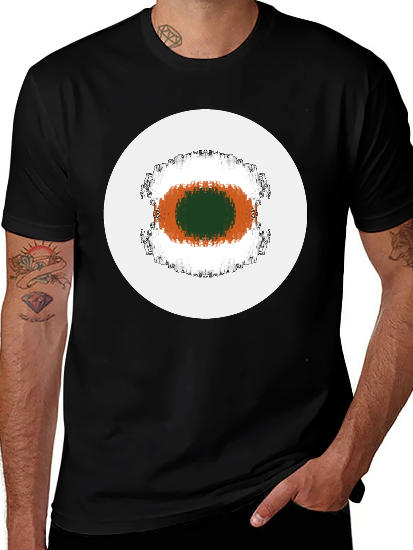 Graphic Tee: Abstract Eye Design