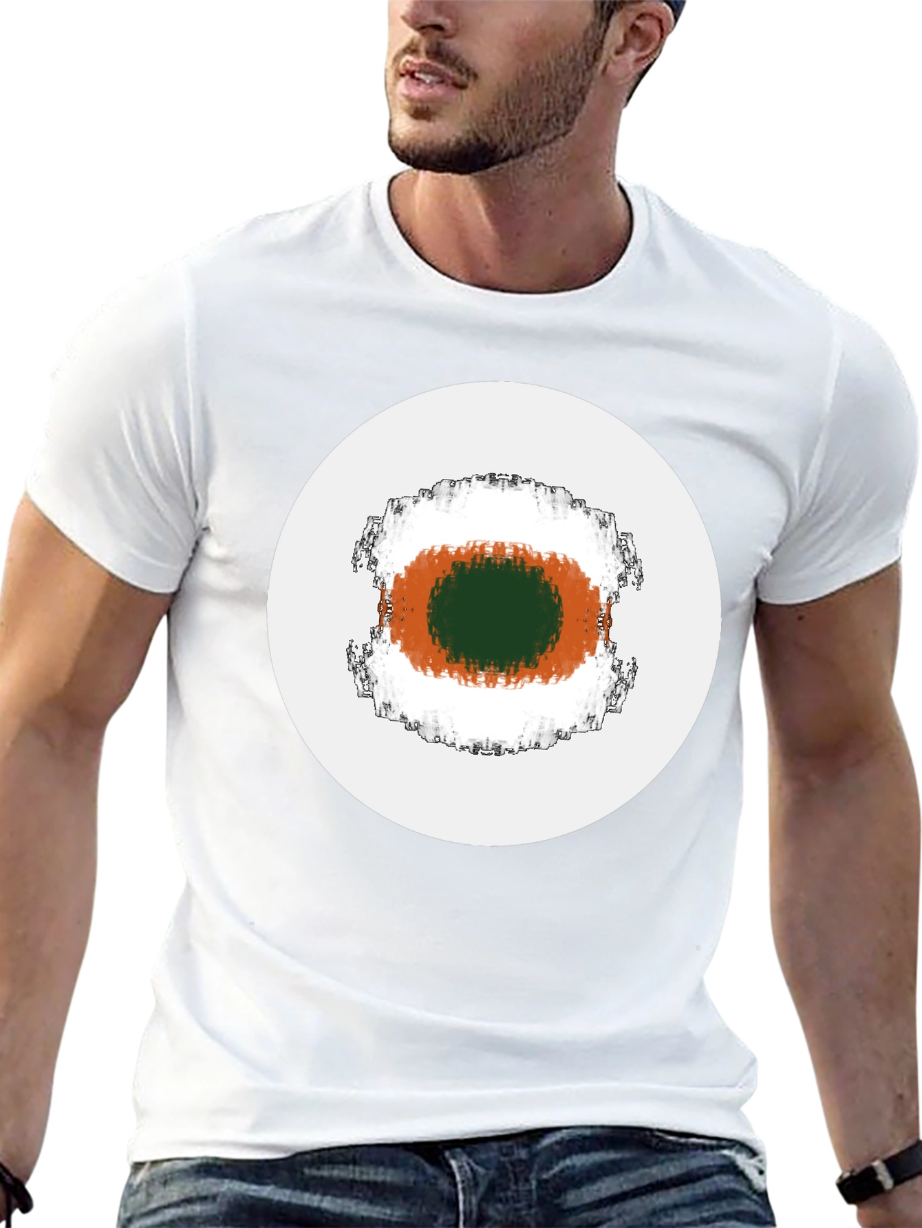 Graphic Tee: Abstract Eye Design