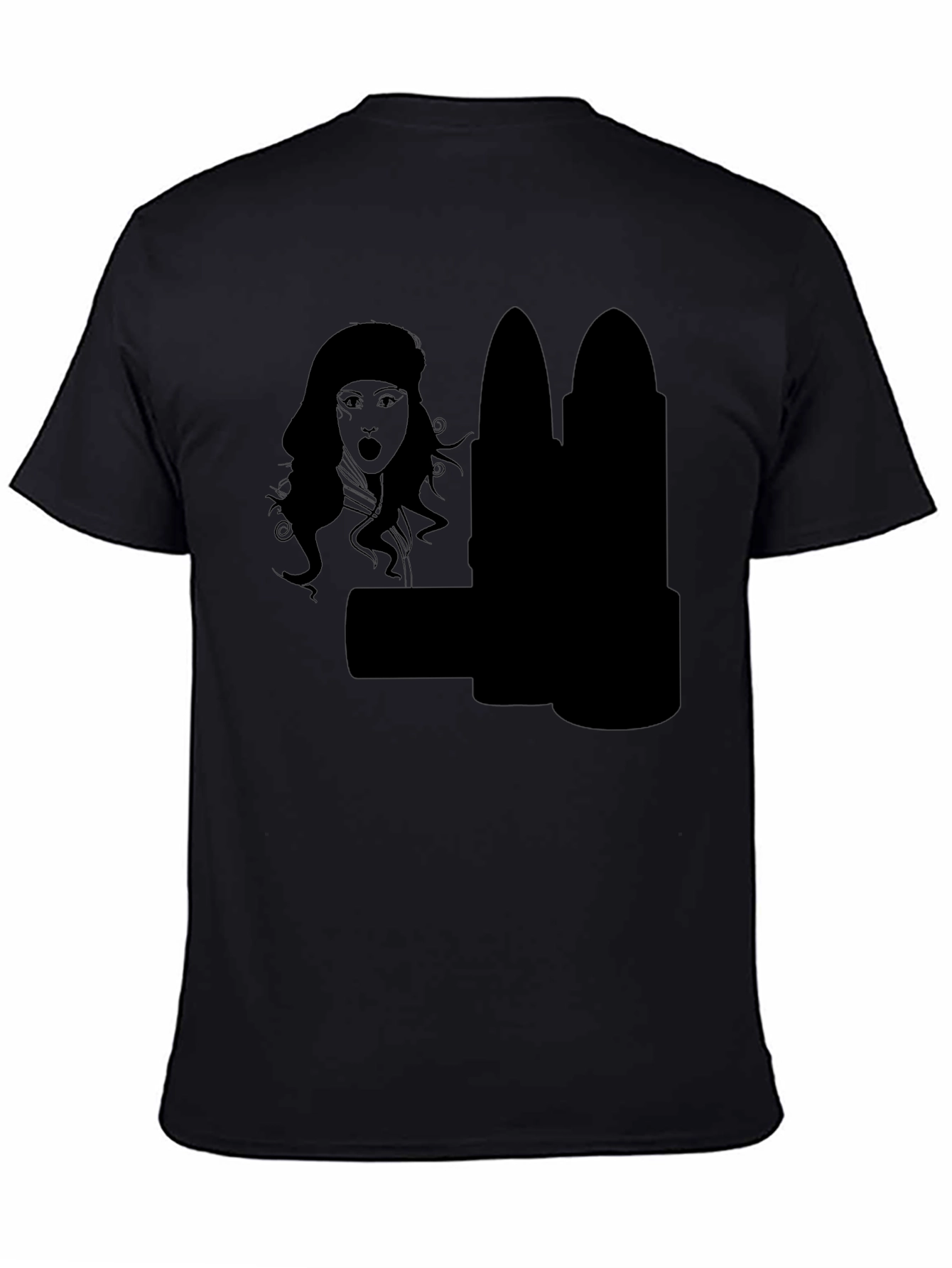 Statement Black Graphic Tee