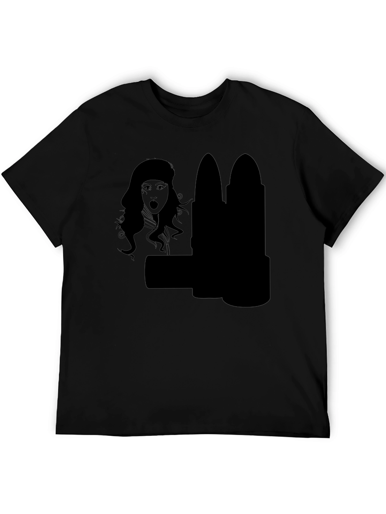 Statement Black Graphic Tee