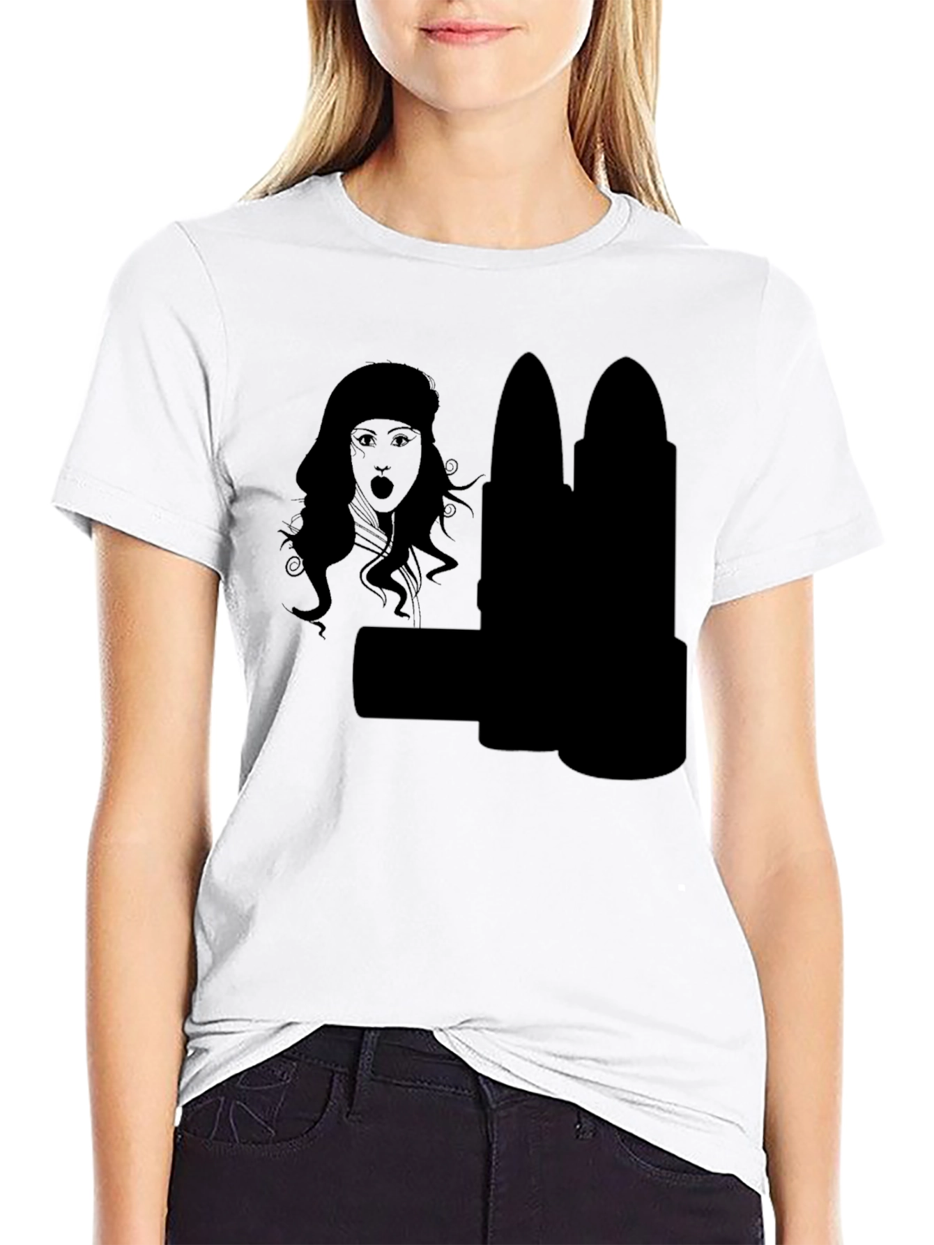 Statement Black Graphic Tee