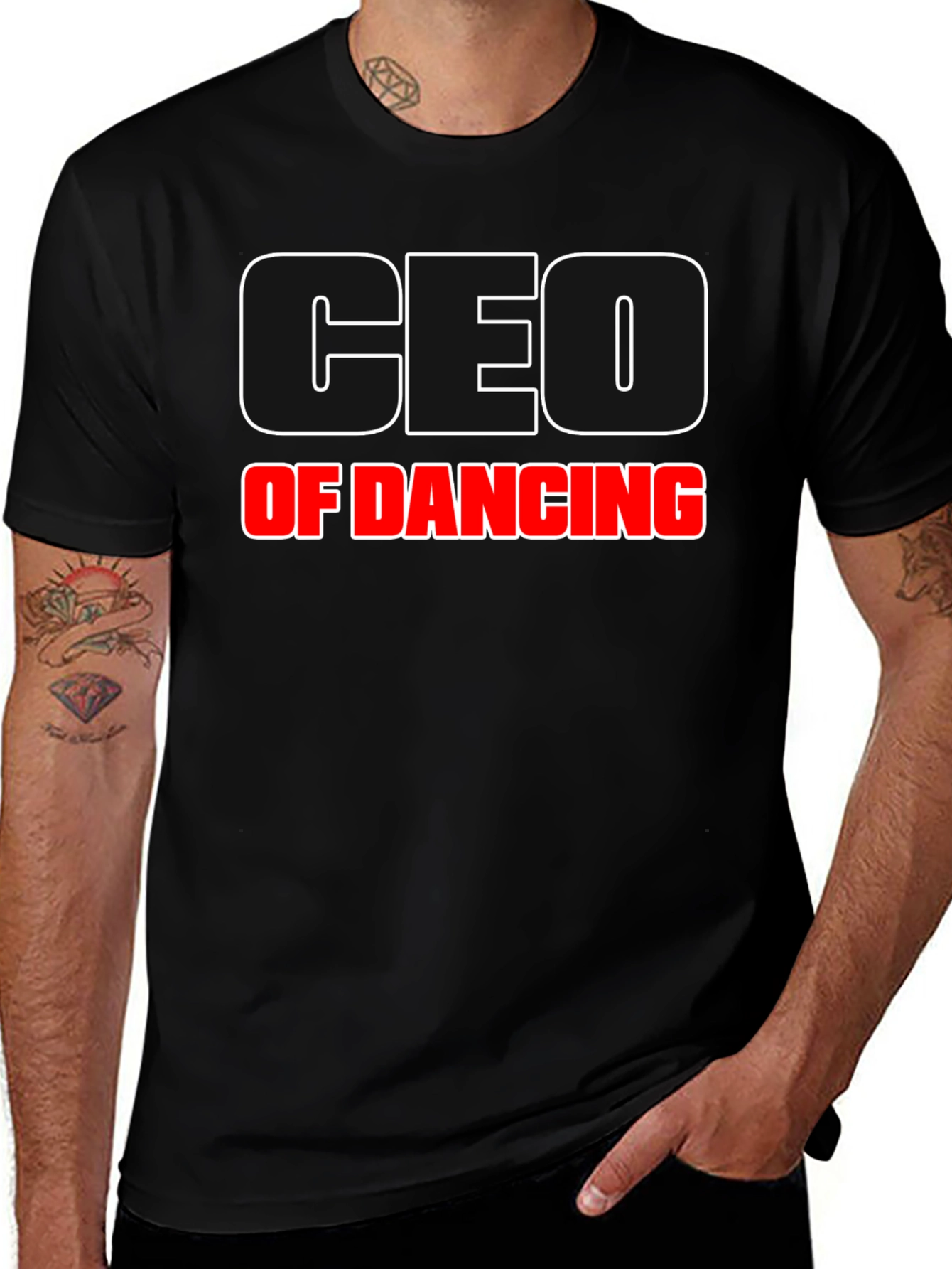 CEO of Dancing Graphic T-Shirt - Black