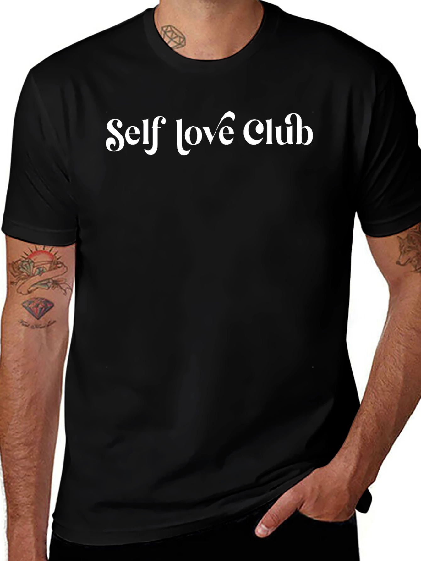 Self Love Club Graphic Tee - Black T-Shirt