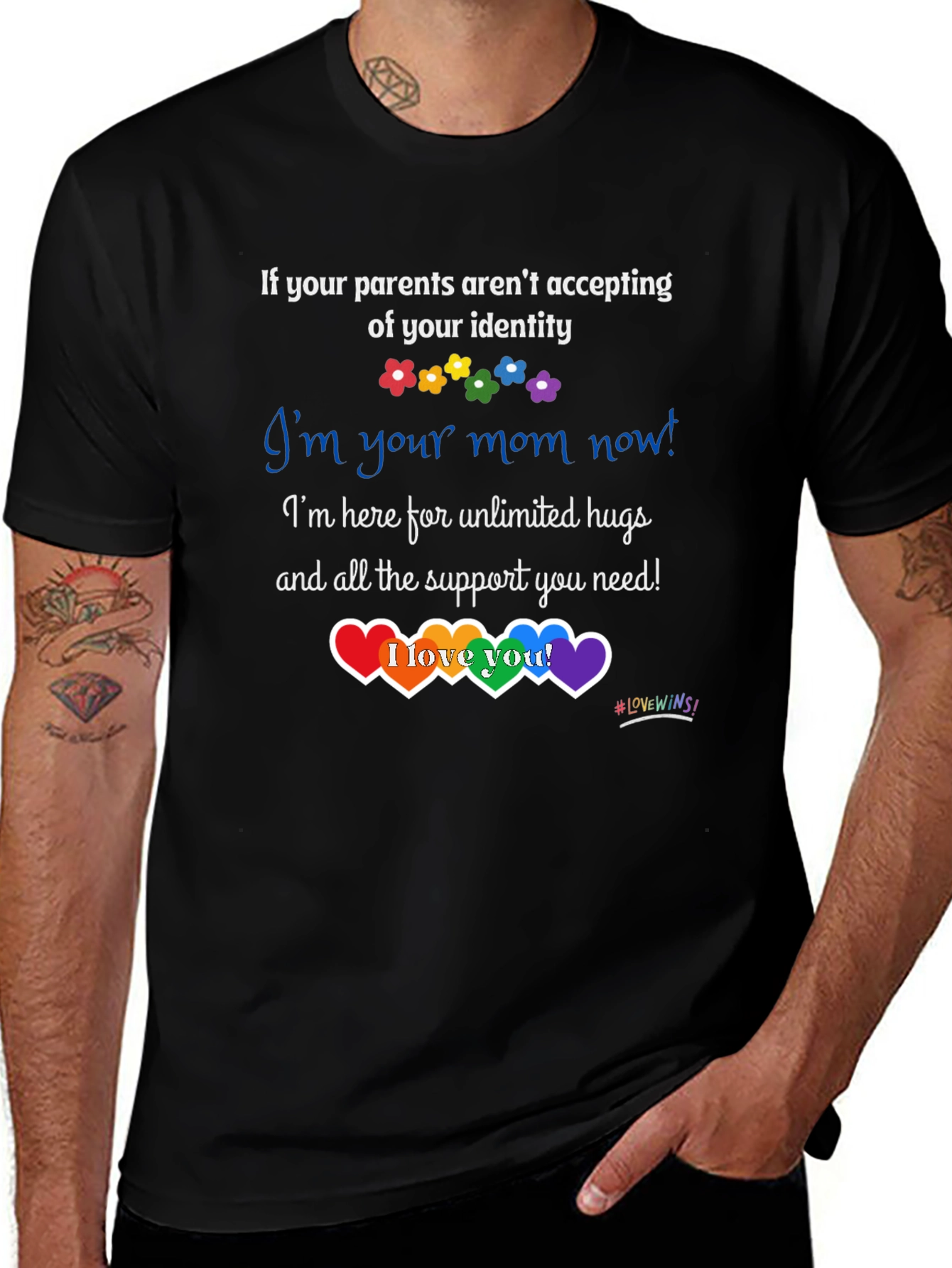 Supportive LGBTQ+ T-Shirt - Im Your Mom Now!