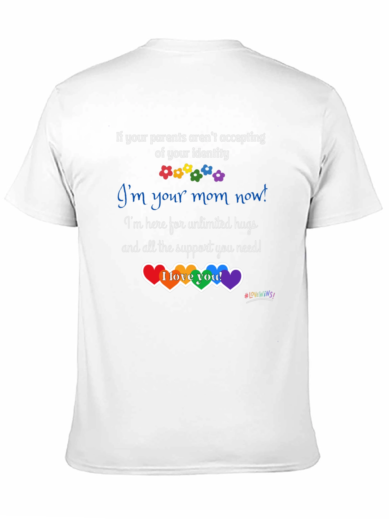 Supportive LGBTQ+ T-Shirt - Im Your Mom Now!