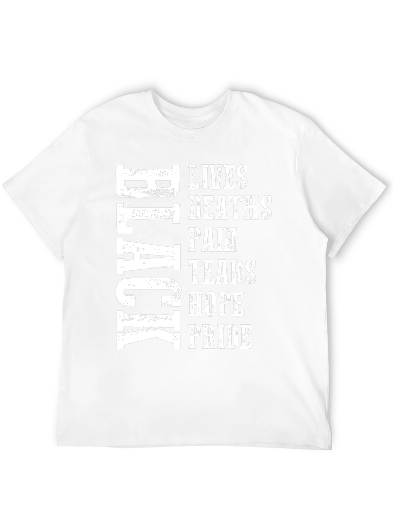 Black Lives Deaths Pain Tears Hope Pride T-Shirt