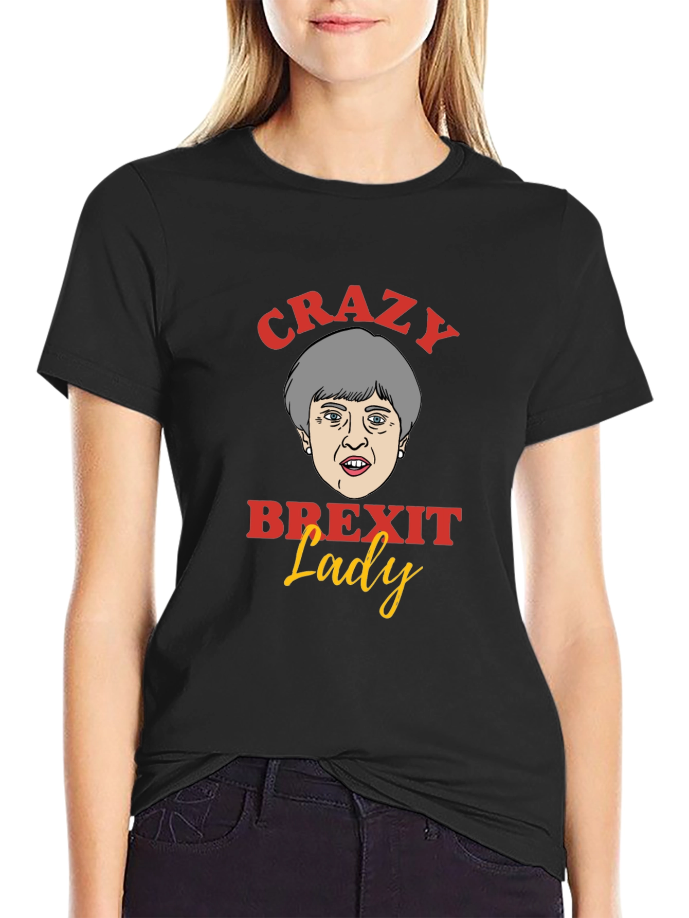 Crazy Brexit Lady T-Shirt