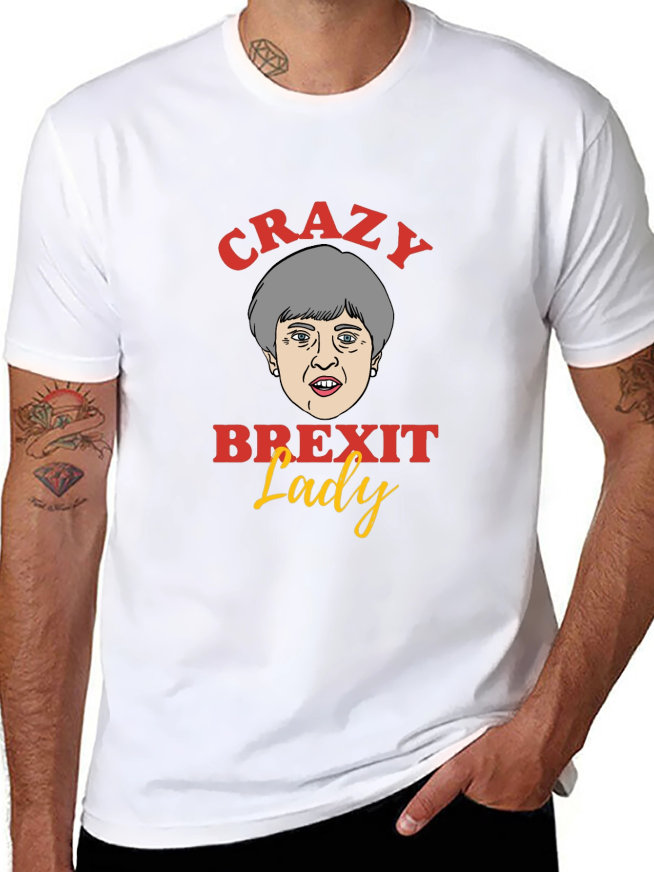 Crazy Brexit Lady T-Shirt