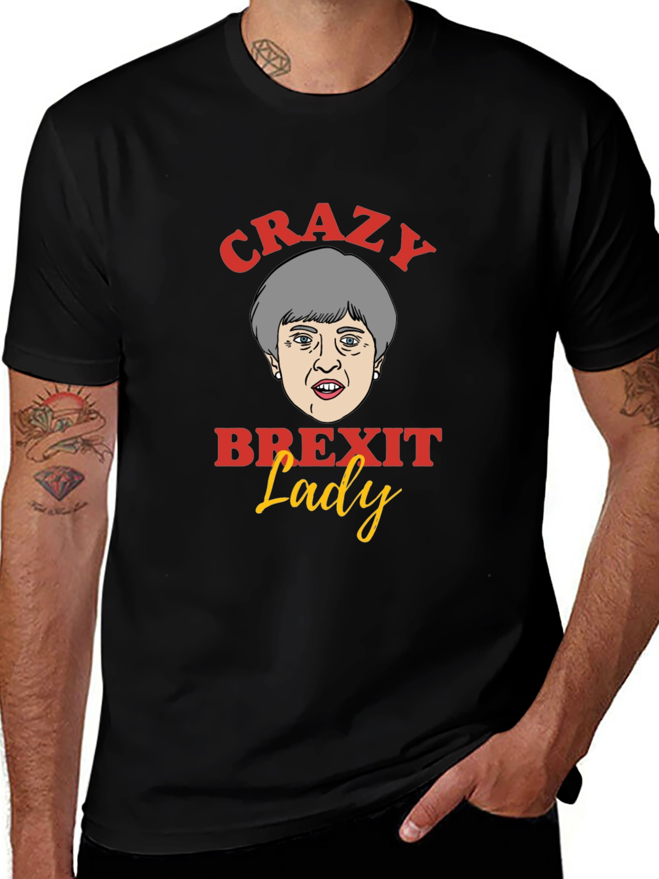 Crazy Brexit Lady T-Shirt