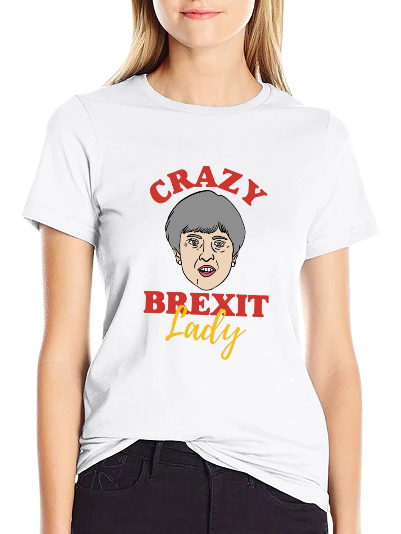 Crazy Brexit Lady T-Shirt