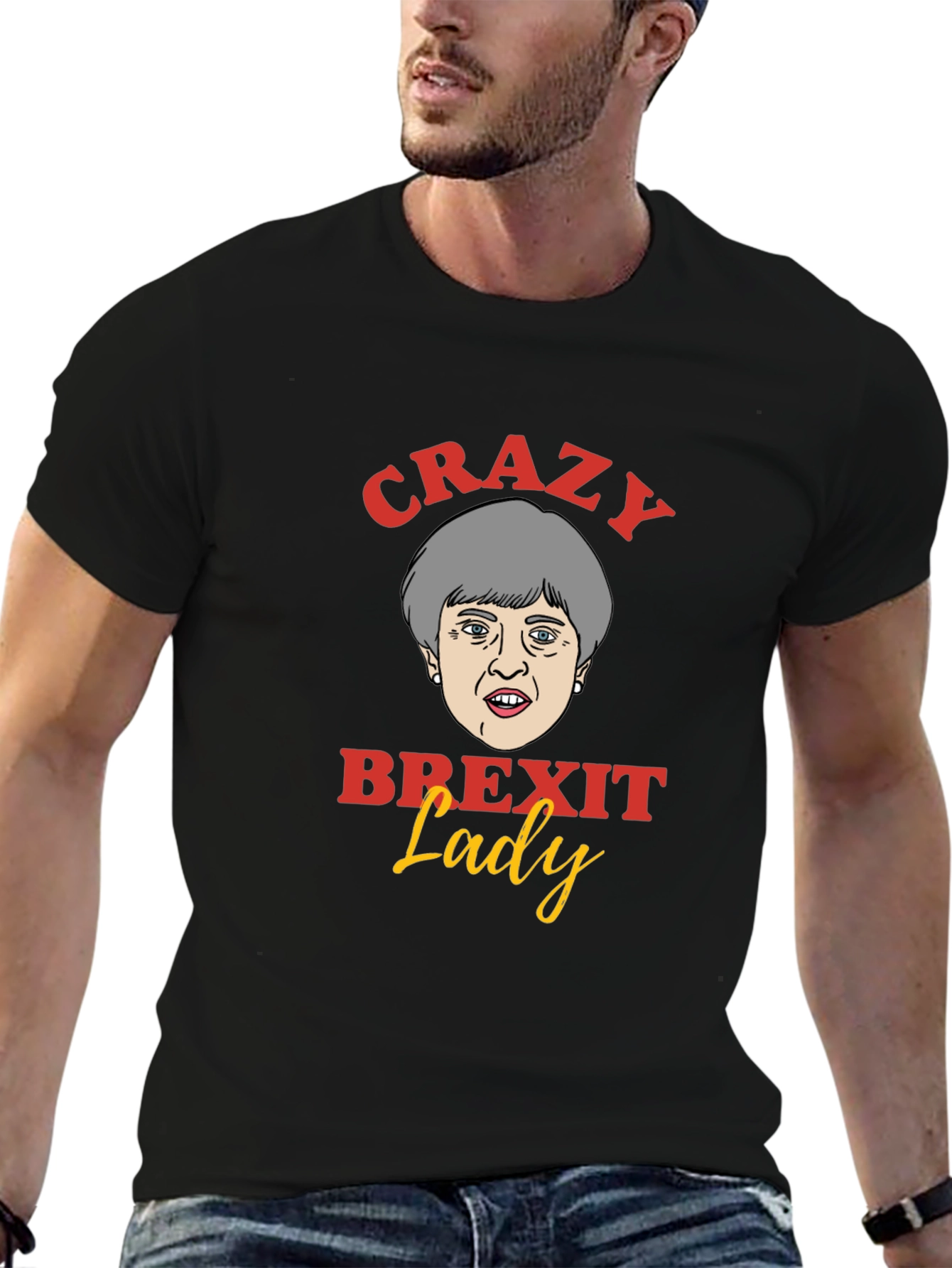 Crazy Brexit Lady T-Shirt