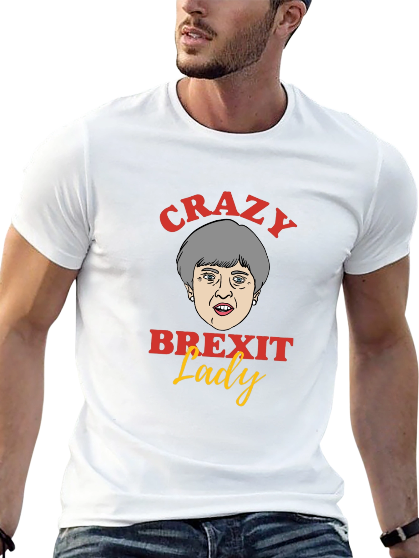 Crazy Brexit Lady T-Shirt