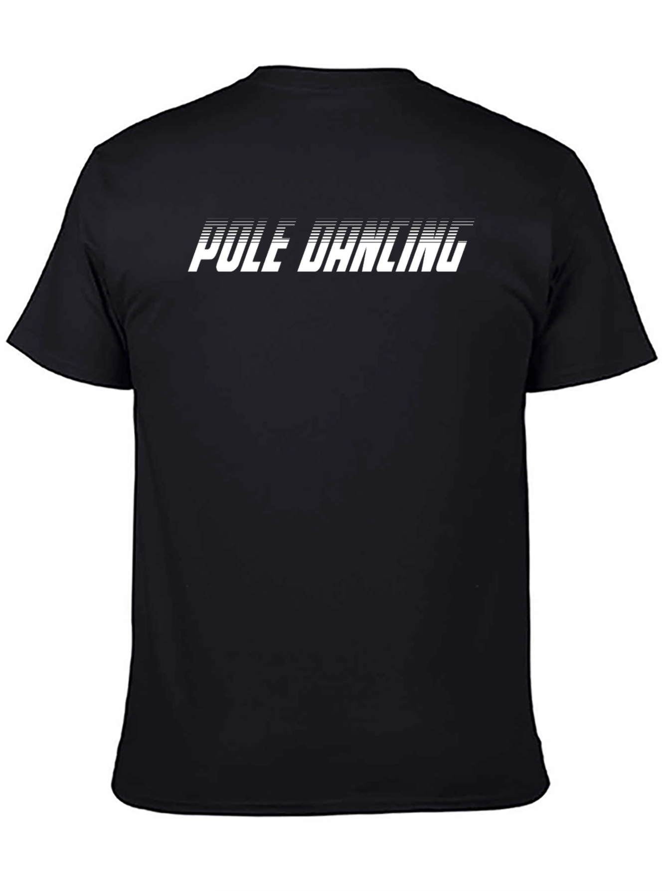 Pole Dancing Graphic Black T-Shirt