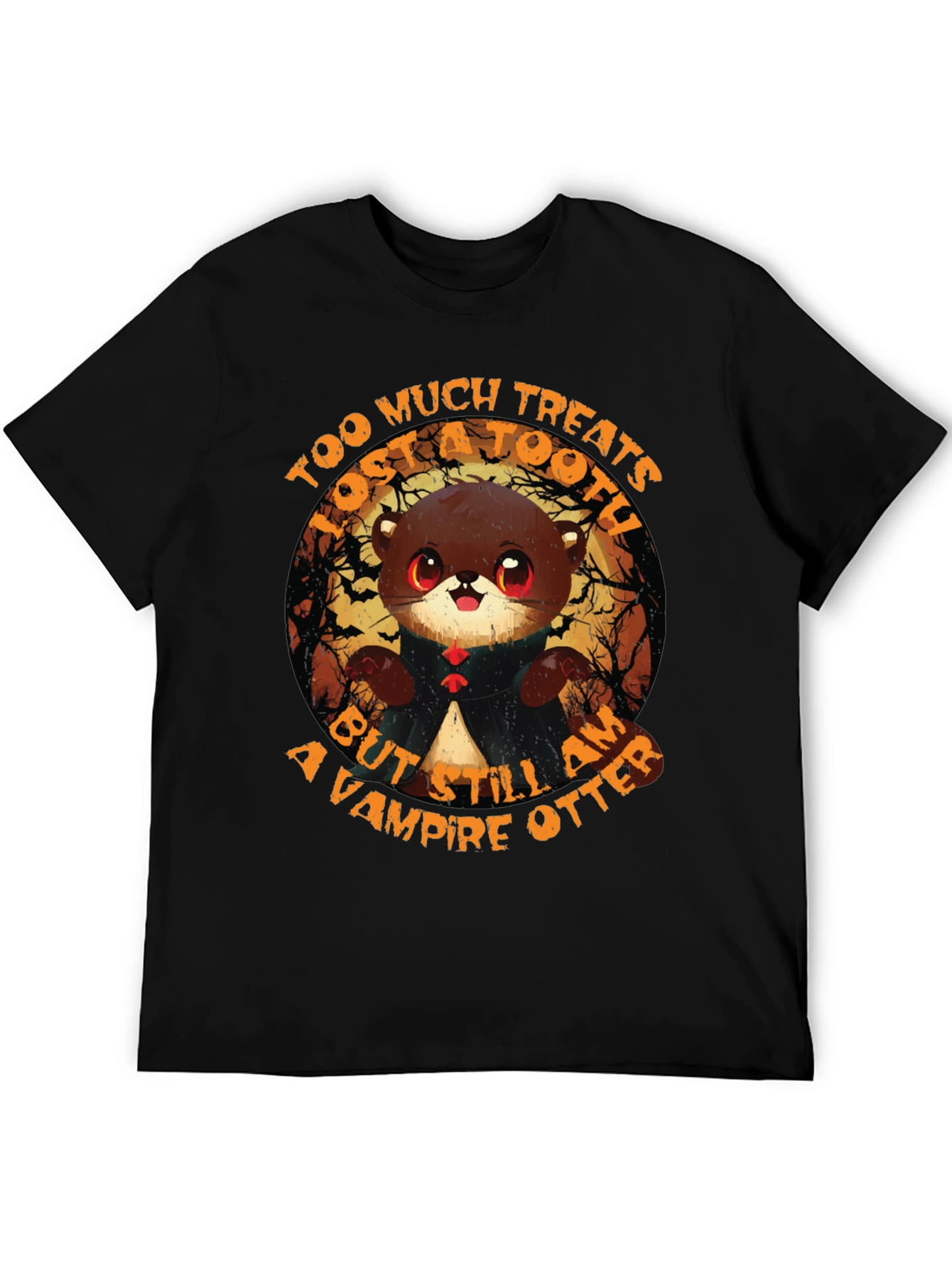 Vampire Otter Halloween T-Shirt