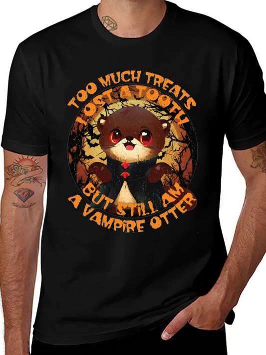 Vampire Otter Halloween T-Shirt