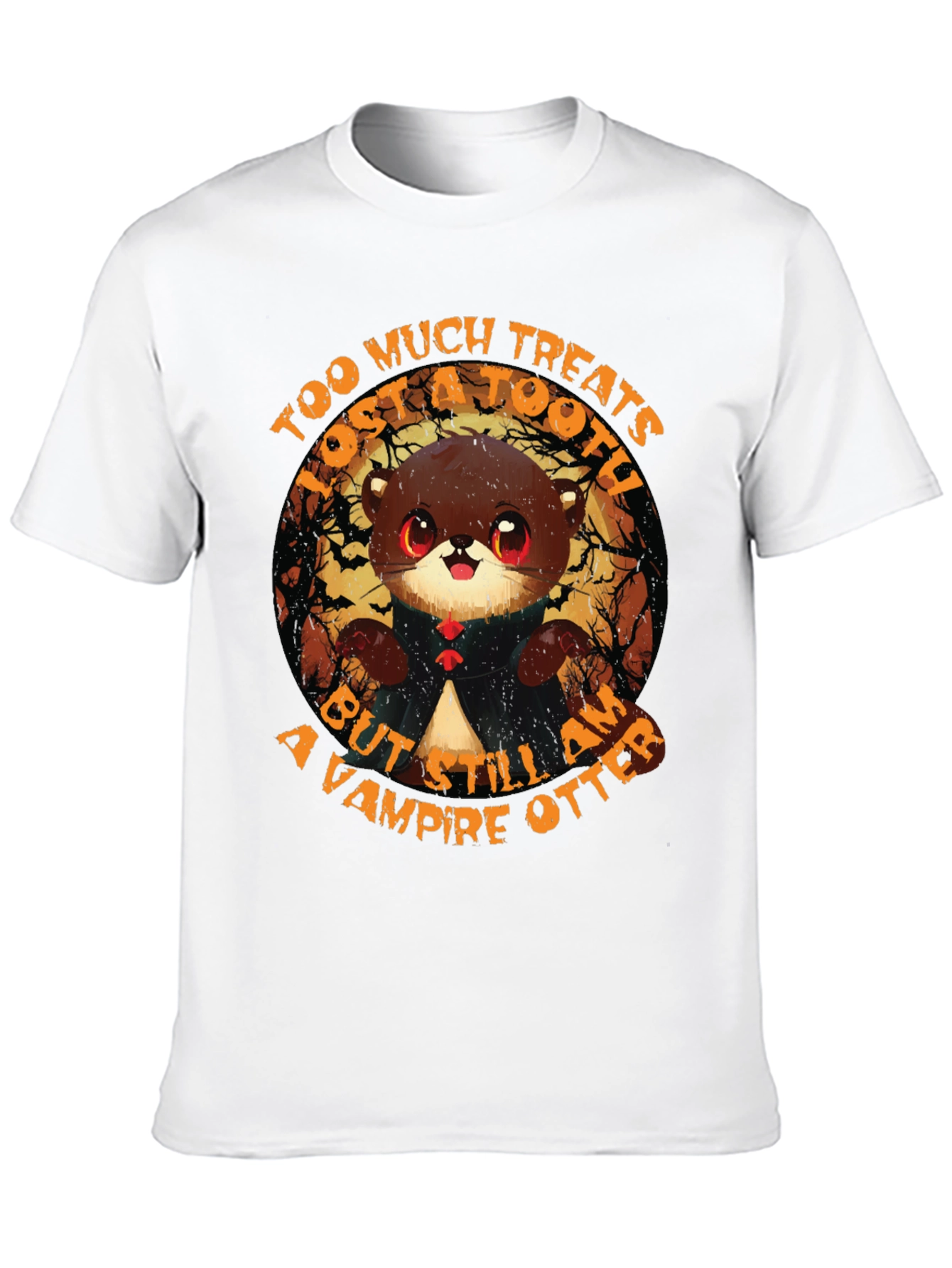 Vampire Otter Halloween T-Shirt