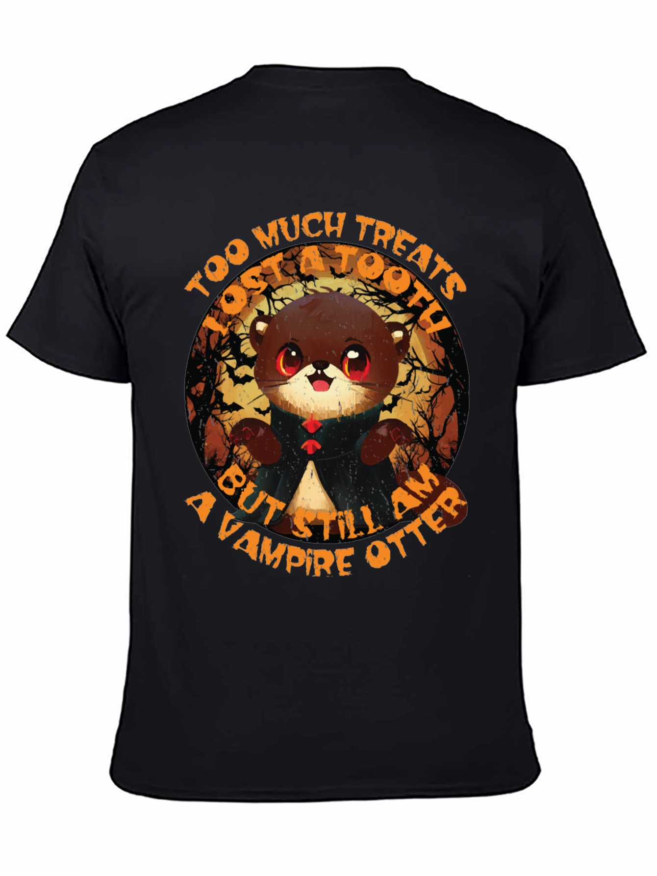 Vampire Otter Halloween T-Shirt
