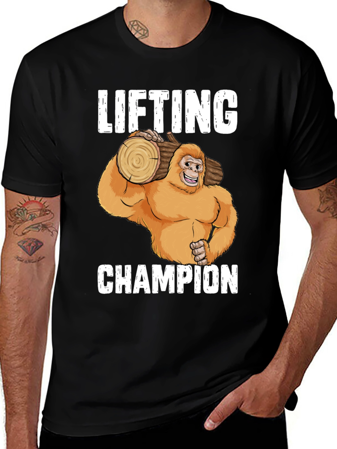 Lifting Champion Bigfoot T-Shirt