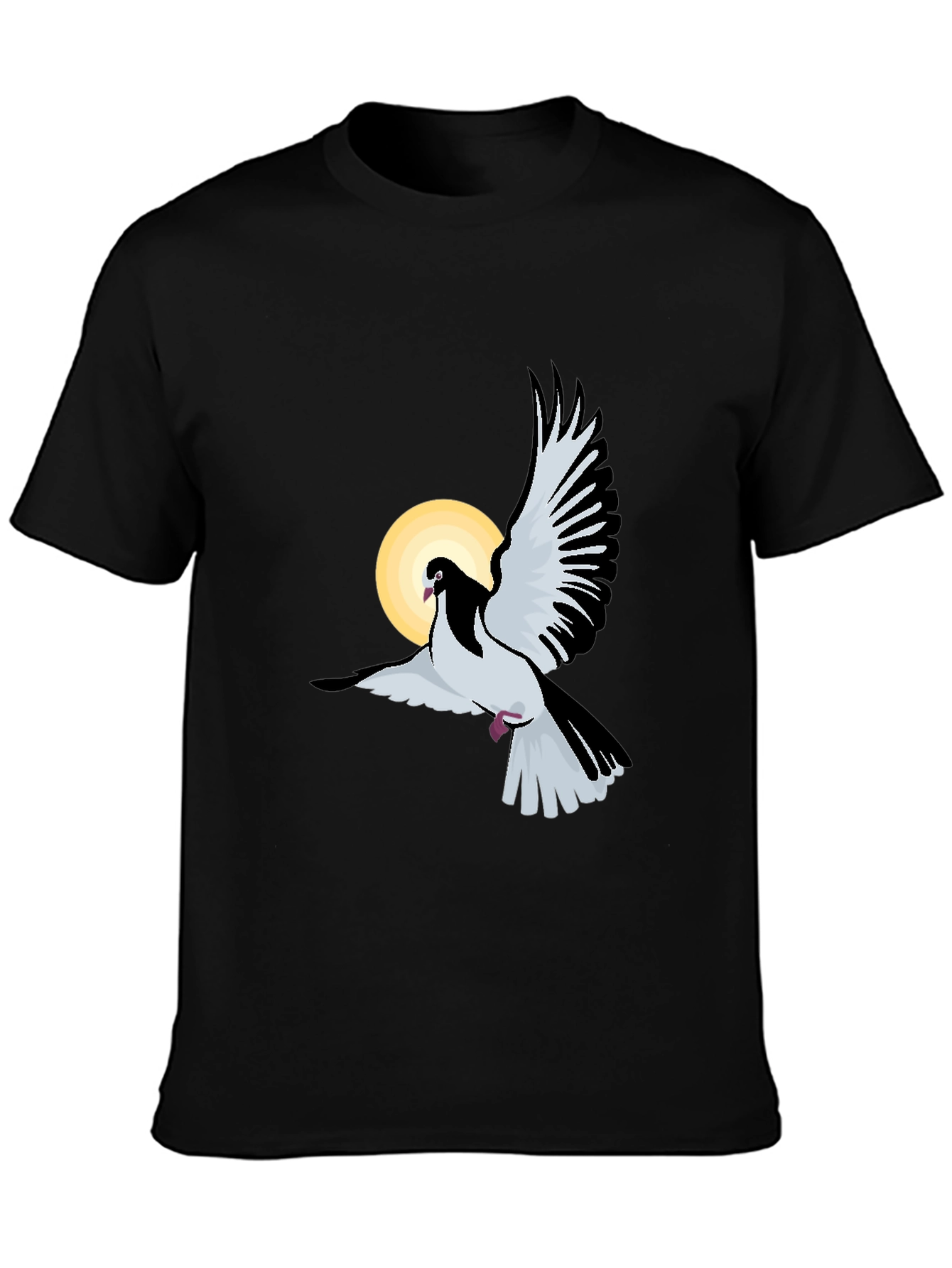 Dove Graphic Black T-Shirt