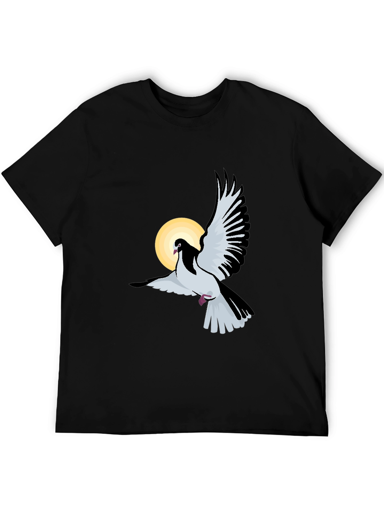 Dove Graphic Black T-Shirt