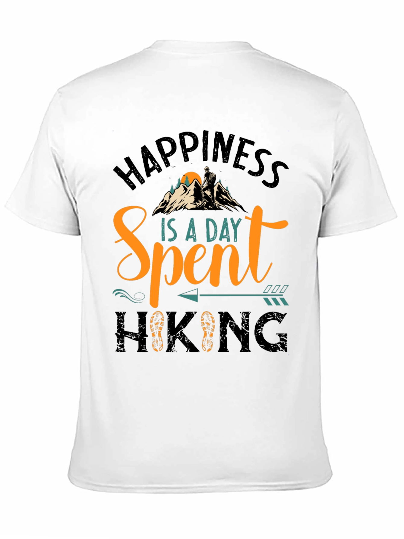 Happiness Is A Day Spent Hiking T-Shirt