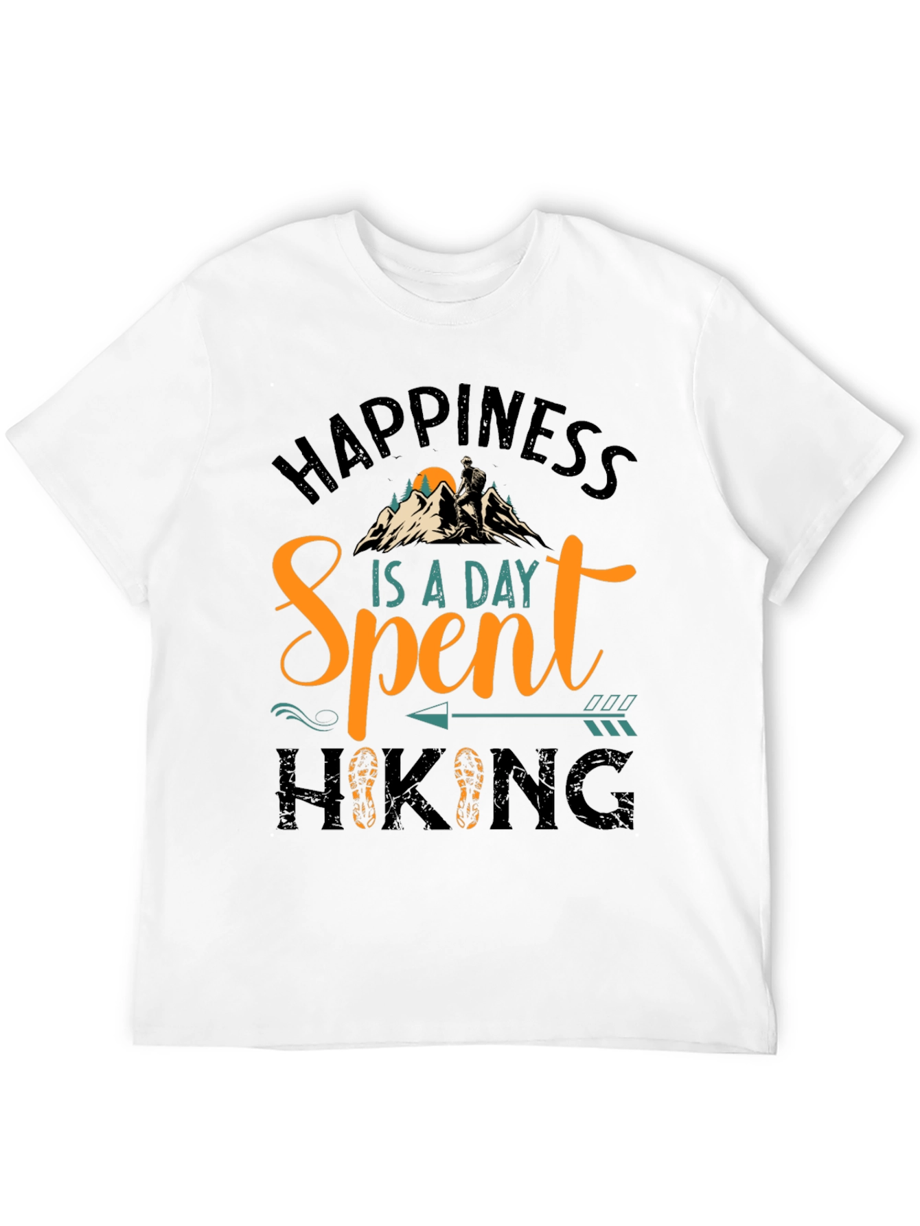 Happiness Is A Day Spent Hiking T-Shirt